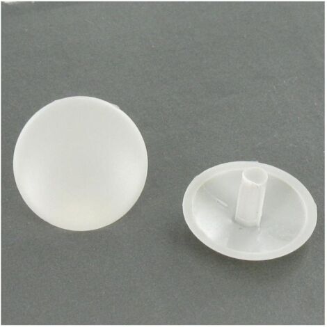 Cache tête Plastique Diamètre de tête: 12 DT 3 Longueur 7 RAL7035 gris clair-1 pièce