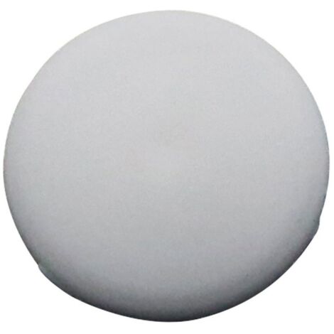 Cache tête Plastique Diamètre de tête: 12 DT 3 Longueur total 6 RAL9010 blanc pur-1 pièce