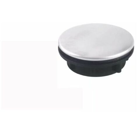 Cache Trou Lavabo 2 Pièces Couvercles de Robinet Accessoires pour Evier de Cuisine Couvercle Trou Robinet Couvercles pour Robinet de Cuisine en Acier Inoxydable