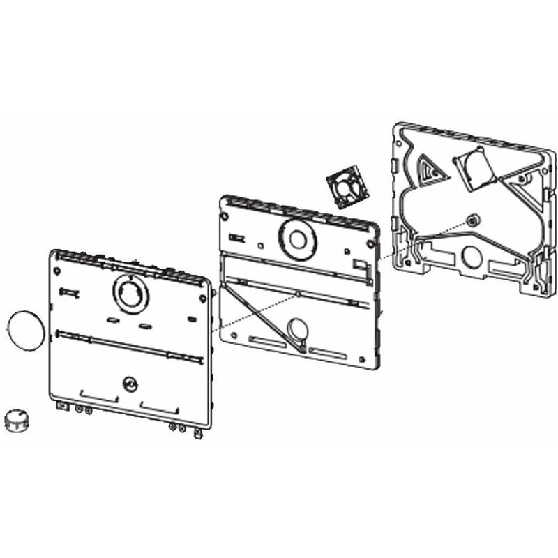 Image of Copertura evaporatore originale - Frigorifero, congelatore Samsung 4357391