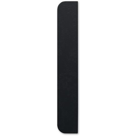 Cache vidage en Stonex® Noir pour receveur de douche Aquos 1000 mm