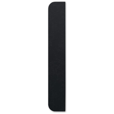 Cache vidage en Stonex® Noir pour receveur de douche Aquos 800 mm