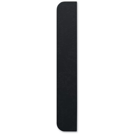 Cache vidage en Stonex® Noir pour receveur de douche Aquos 900 mm