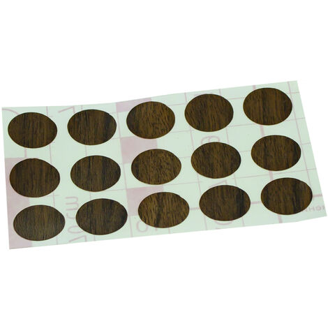 Cache vis adhesif chêne  Sachet  60 PCE - VYNEX