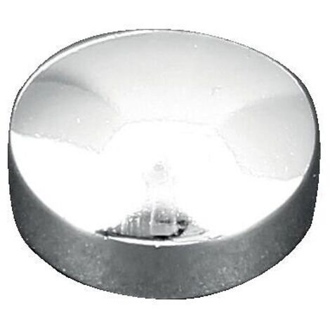 Cache-vis conique. laiton chromé. diamètre 12 mm. boîte de 25 pièces - METAUX OUVRES & DECORES