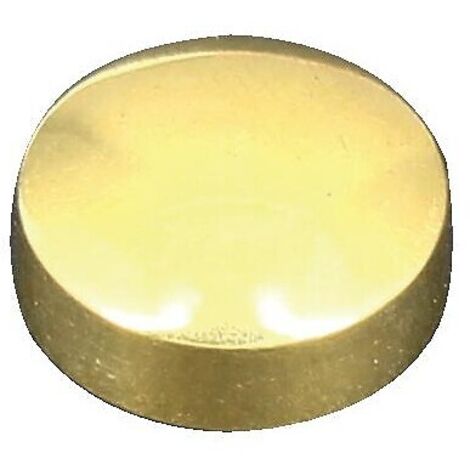 Cache-vis conique. laiton poli. diamètre. 16 mm. boîte de 25 pièces - METAUX OUVRES & DECORES