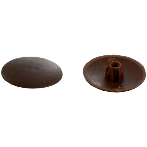 Cache vis p/pozi marron foncé  Sachet  30 PCE - VYNEX