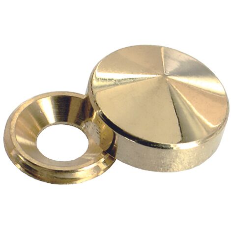 Cache vis Vynex laiton poli diam. 18 mm - 4 pcs