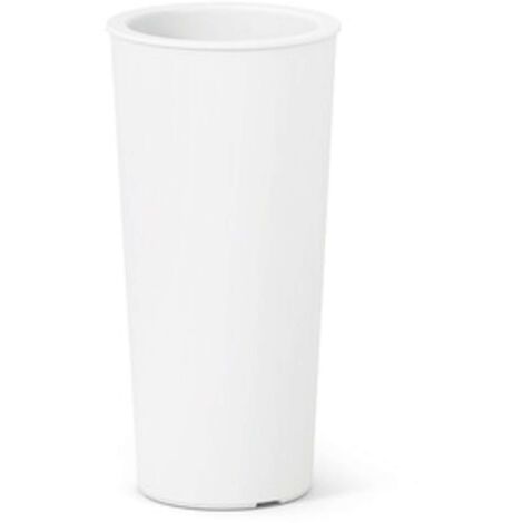 CACHEPOT SATURNO 85CM  BIANCO