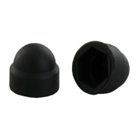 Caches boulon D8 plastique noir - INVENTIV