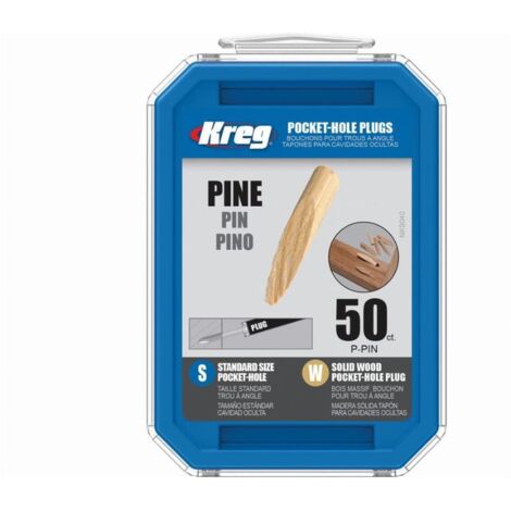 Caches trous en bois massif KREG Bouchons - Pin 50 - P-PIN