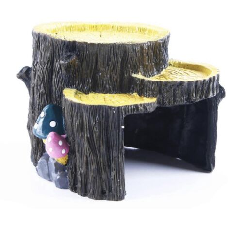 Cachette pour reptiles, grotte pour poissons, plateforme pour tortues, décorations d'aquarium