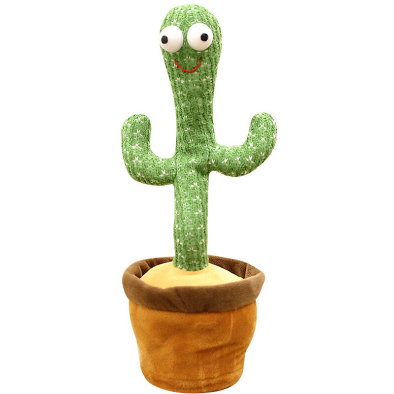 

Cactus de baile electrico, juguete de felpa, Cactus de peluche para bailar, divertidos juguetes educativos para la primera infancia