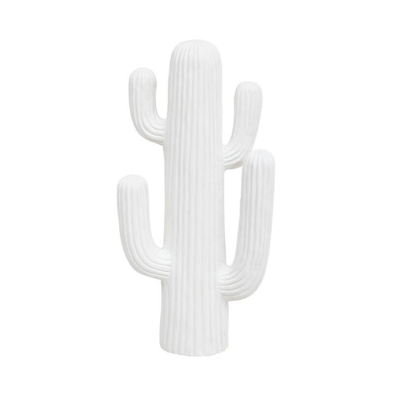 Cactus Déco 4 Branches 'Rodrigo' 57cm Blanc