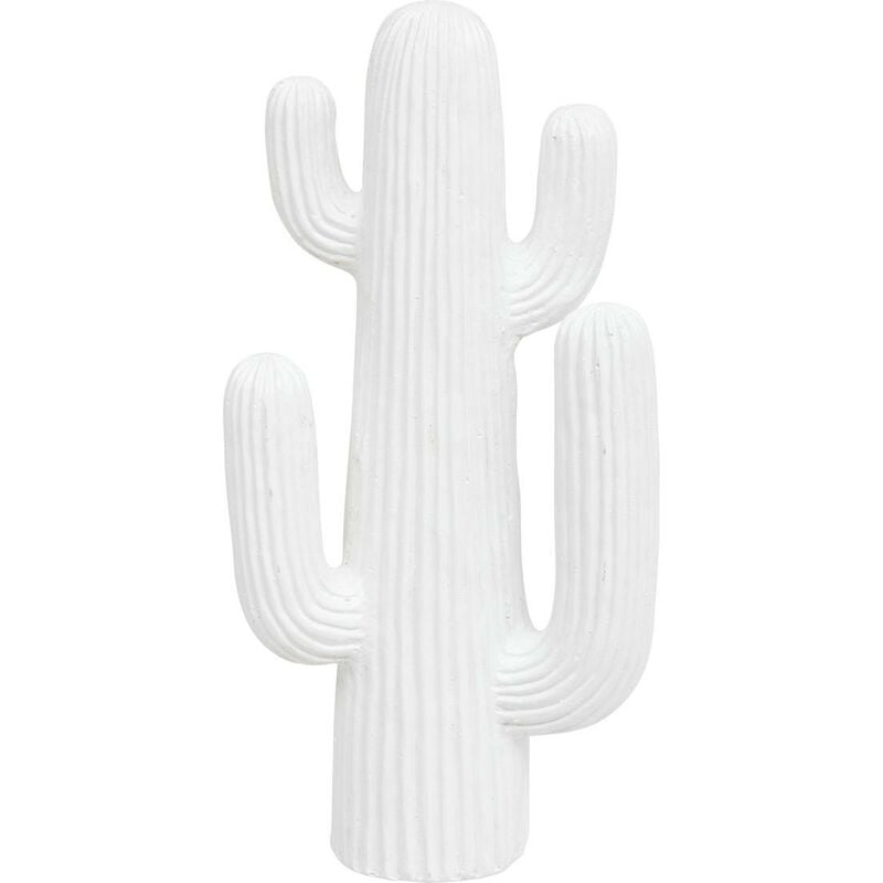 Cactus déco Rodrigo H38cm blanc Atmosphera créateur d'intérieur