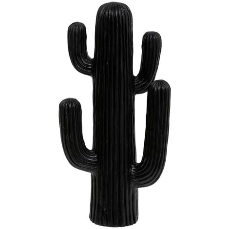 Cactus déco Rodrigo H57cm noir - Atmosphera créateur d'intérieur