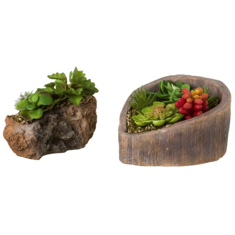 

Lolahome - Cactus marrón de resina de 18 cm. Compra mínima 2 unid