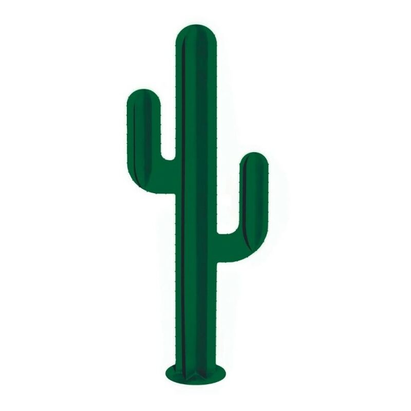 Cactus métal 3 branches H:170 cm - Vert - Vert