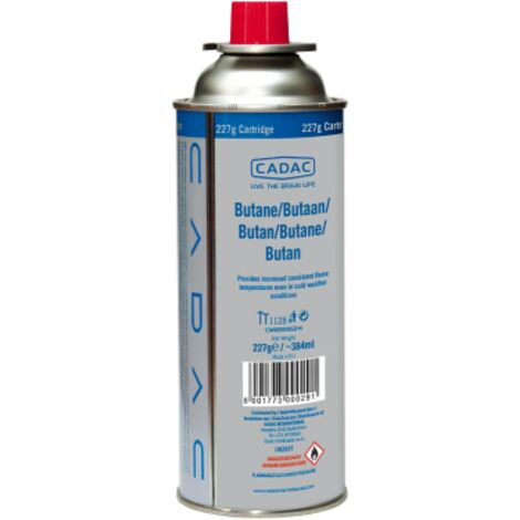 CADAC Cartouche de Gaz à Baïonette 220G Butane/Propane