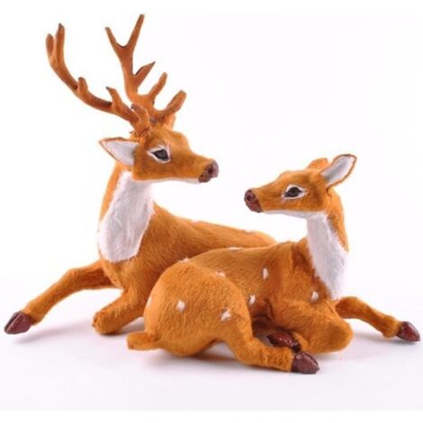 Cadeau de Noël Décoration Cerf de Noël pour Maison Décor
