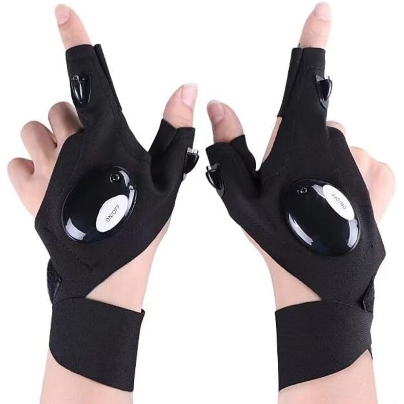 Cadeau Homme, Gadget Insolite Utile Gants LED Lumineux, Cadeau Anniversaire Homme Femme, Cadeau Papa, Idee Cadeau Noel Homme Original, Cadeau Saint