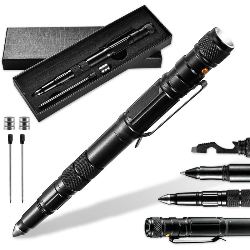 Cadeau pour homme, stylo multifonction avec lampe de poche, idée cadeau, cadeau pour la fête des pères, cadeau pour homme, anniversaire pour lui,