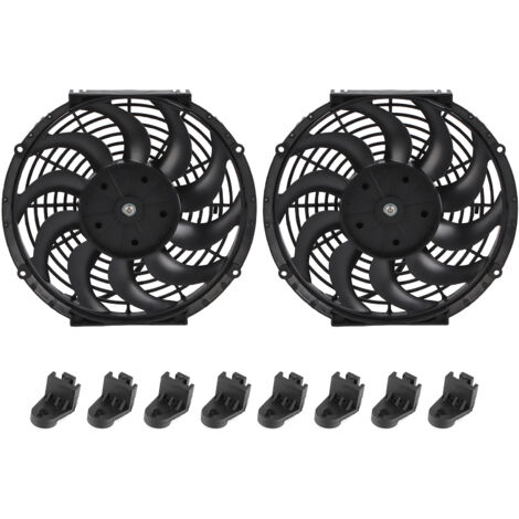 Cadeaux de mai Ventilateur de Refroidissement de radiateur, Ventilateur de Refroidissement électrique, radiateurs Noirs pour système Moteur.