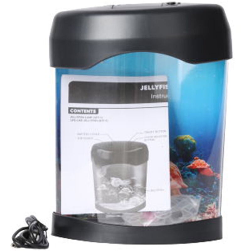 Cadeaux pour adultes et enfants, lampe méduse, veilleuse d'aquarium alimentée par usb avec méduses, décoration de bureau, cadeaux pour Noël,