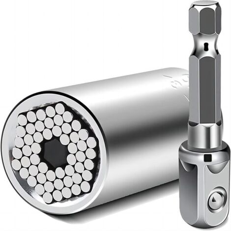 Cadeaux pour hommes Clé à douille universelle - Gadgets d'artisan pour hommes, cadeaux de fête des hommes Clé universelle 7-19 mm Outil, cadeaux pour hommes pour la fête des pères papa Noël anniversai