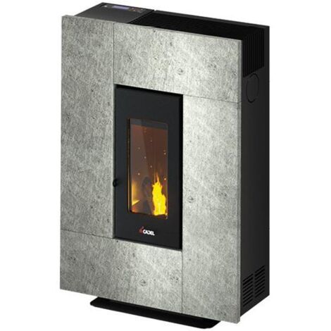 Cadel Grace 7 stufa Libera installazione Pellet Nero, Grigio