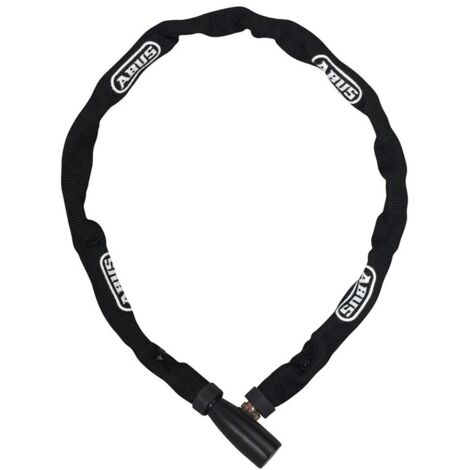 Cadena Antirrobos Abus 1200/1500 Cadena de combinación de 4mm recubireta de tela negra