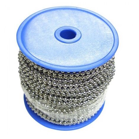 Cadena Acero Inoxidable Cadena Bolas Acero Inox 2,4 mm Venta por Metros