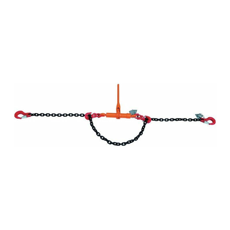 

Dolezych - Cadena de amarre DORA 2 piezas calidad 8 3.5m S.10-8mm Cadena de tracción 6300 daN 1575 daN