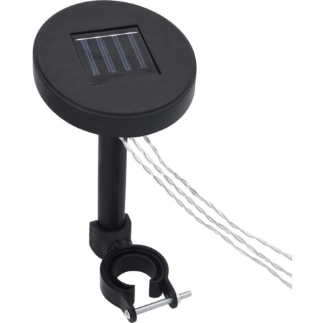 Cadena de luces para cenador con panel solar vidaXL