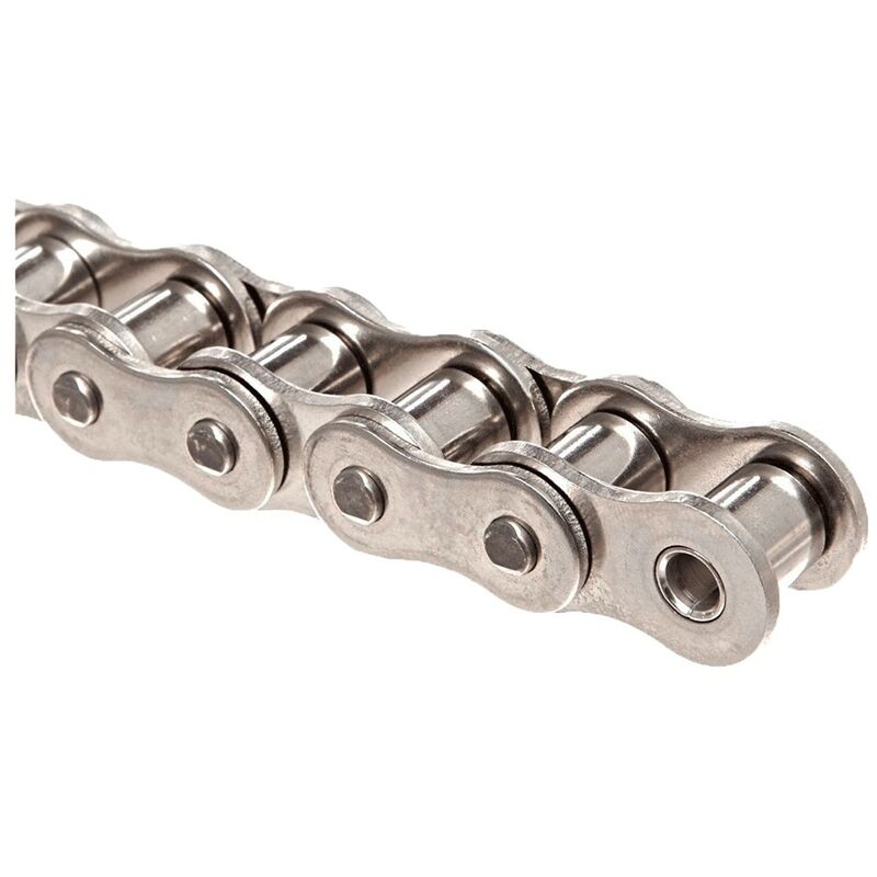 

Cadena de rodillos simple inox paso 31.75 1 1/4 20BSS-1 DIN 8187 - ISB