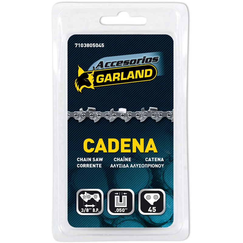 

Cadena Motosierra Garland 45E 3/8BP .050