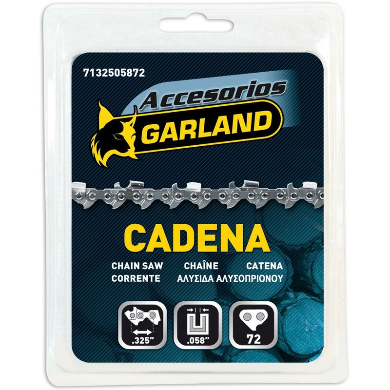 

Cadena para motosierra 72 eslabones 7132505872 Garland