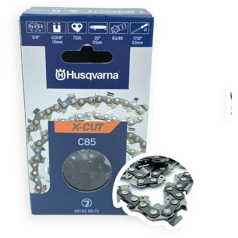 

Husqvarna Maquinaria - Cadena para motosierra H42 3/8 de Husqvarna Eslabones - 68