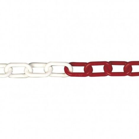 CADENA PLAST.8MM.ROJO/BLANCO 25M - EHLIS