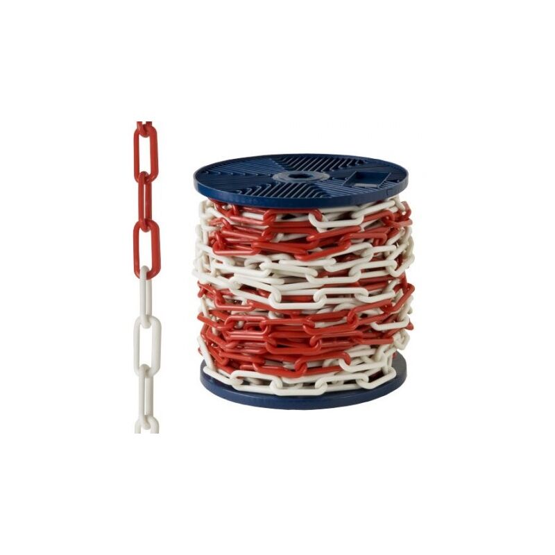 

Cadena plastico bicolor 6 mm. rollo 25 metros