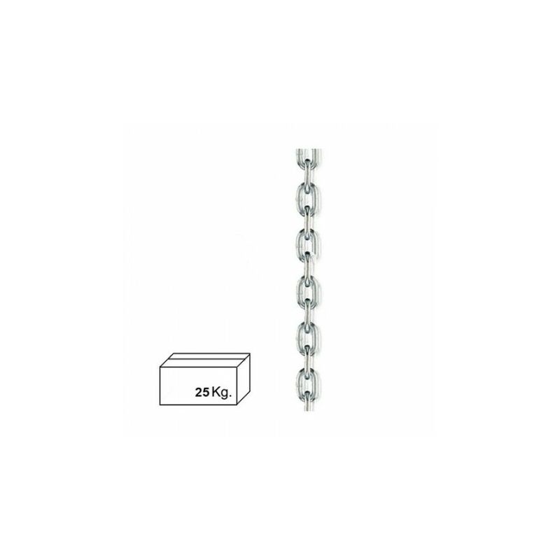 

Cadena zincada 2 mm. (caja 25 kg.)