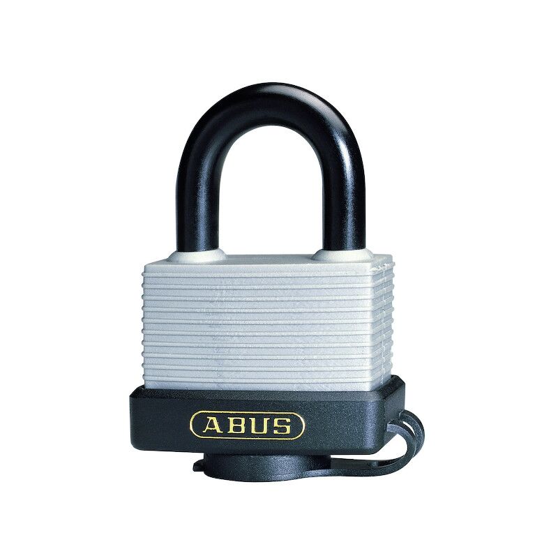 Cadenas à clé 70/45 laiton - Largeur du coffre : 49 mm - Hauteur de l'anse : 25 mm Abus