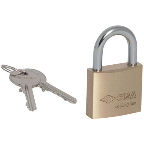 CADENAS À ARCEAU STANDARD "LOCKING LINE" CISA 20 mm