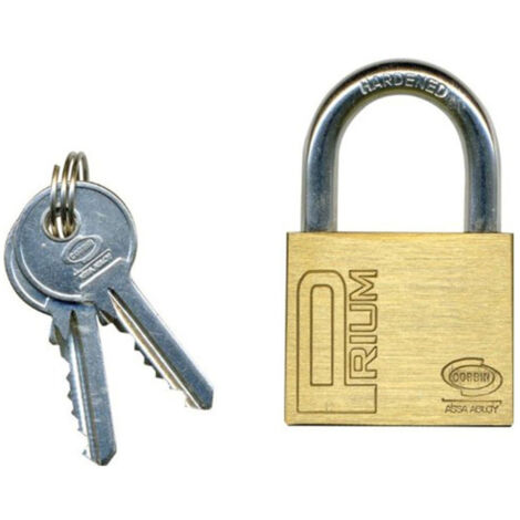 Cadenas à Arque Longue En Laiton B&d 30 40 50 Mm Corbin Avec 2 Clés     -40 Millimètres   -
