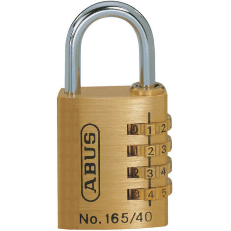 Cadenas à Chiffres Laiton 40mm Sous Blister - Abus