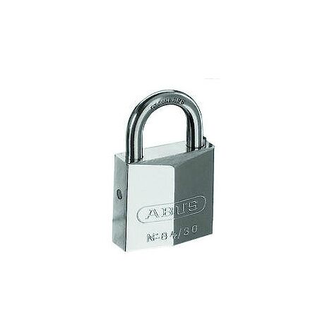 Cadenas à clé 84IB/30 laiton - Largeur du coffre : 29 mm - Hauteur de l'anse : 14.5 mm - ABUS