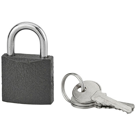 Cadenas à clé Acera UNIKEY (achetez-en plusieurs, ouvrez avec la même clé), 50mm, anse acier, 3 clés - THIRARD