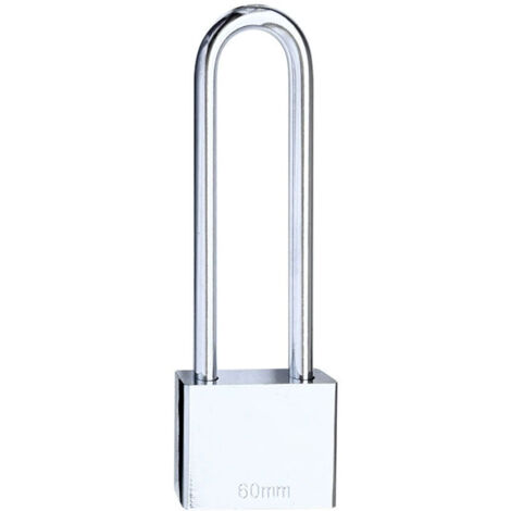 Cadenas à clé Cadenas Robuste à anse longue avec 4 clés, cadenas Sécurité Etanche Exterieur pour entrepôt, garage, jardin, Clôtures-30mm