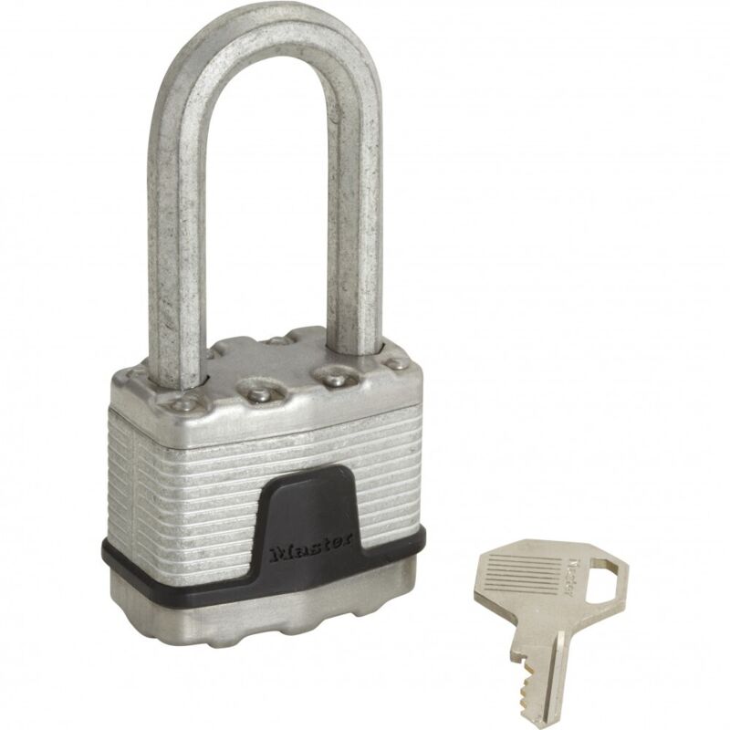 Master Lock - Cadenas à clé acier laminé, l.50 mm