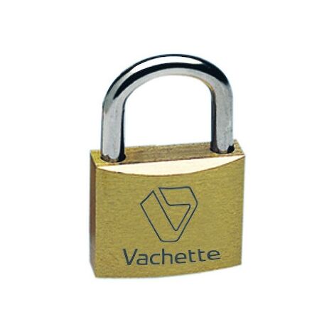 Cadenas à clé laiton AJAX largeur 35 mm sur numéro 13153E - VACHETTE